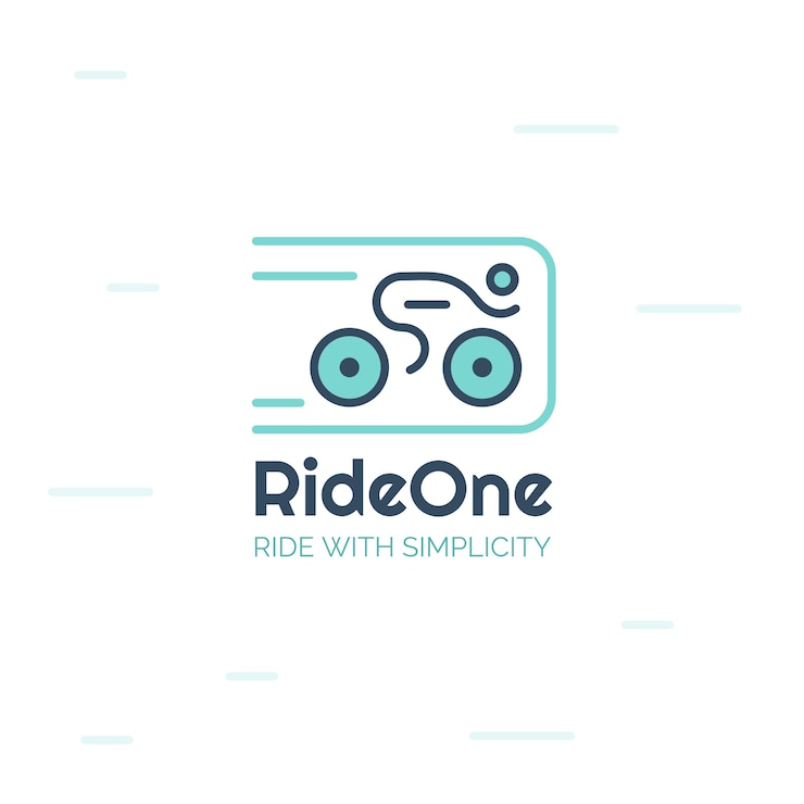 Vector gratuito diseño de plantilla de logotipo de bicicleta