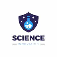 Vector gratuito diseño de plantilla de logotipo de ciencia