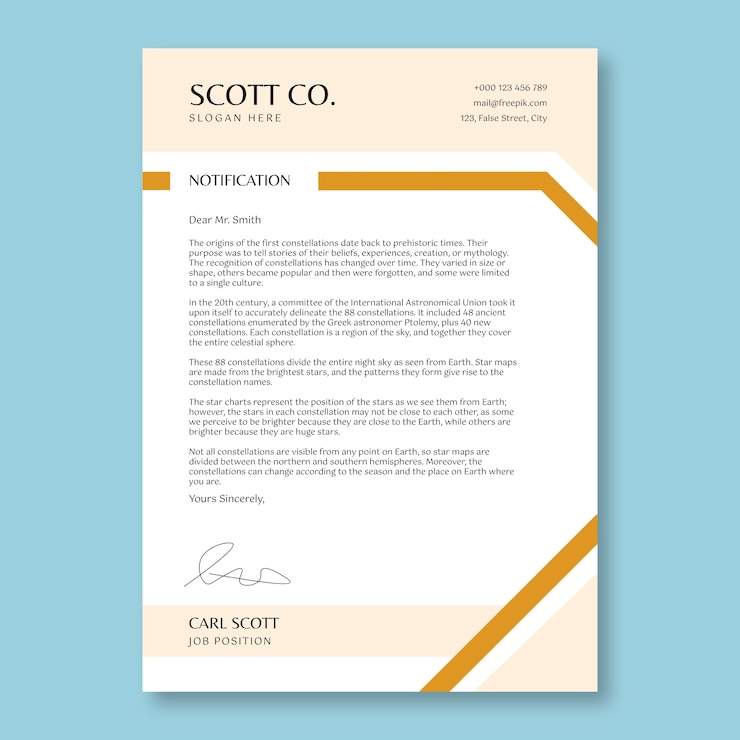 Vector gratuito diseño de la plantilla de la notificación de las empresas