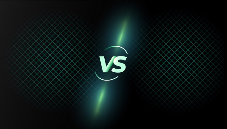 Vector gratuito diseño de plantilla de pantalla de batalla versus vs background