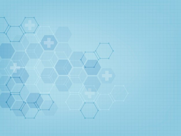 Diseño de plantilla de papel tapiz médica abstracta