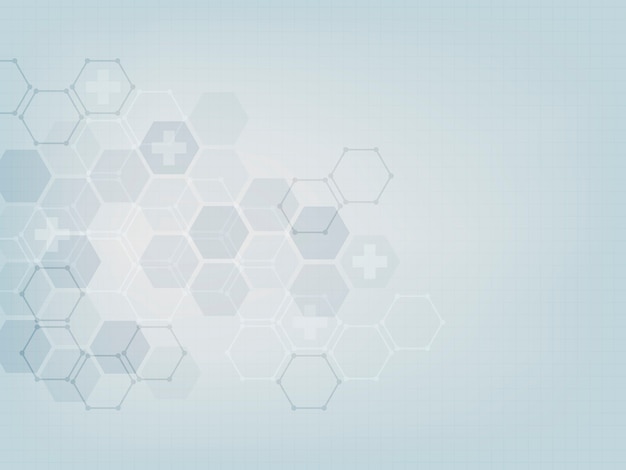 Diseño de plantilla de papel tapiz médica abstracta