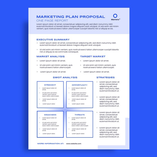 Diseño de la plantilla de la propuesta de plan de comercialización