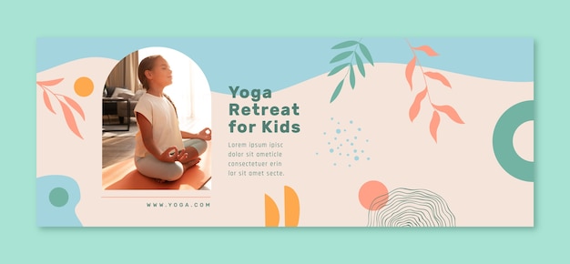 Diseño de plantilla de retiro de yoga