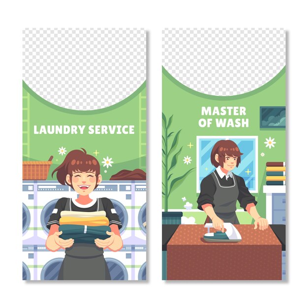 Diseño de la plantilla del servicio de lavandería