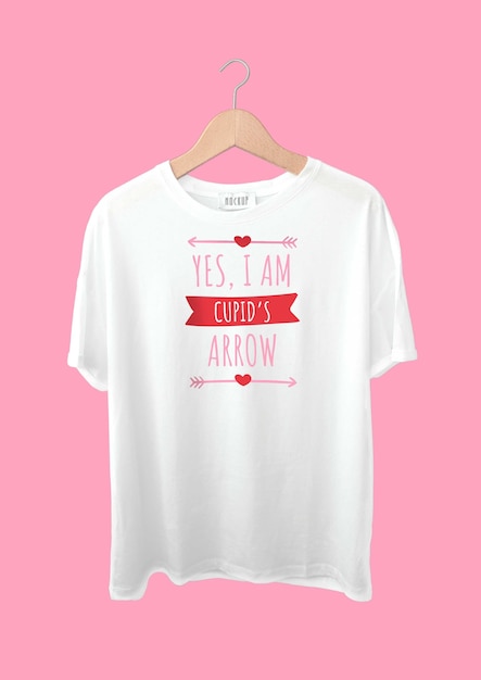 Diseño de plantillas de camisetas para el día de San Valentín