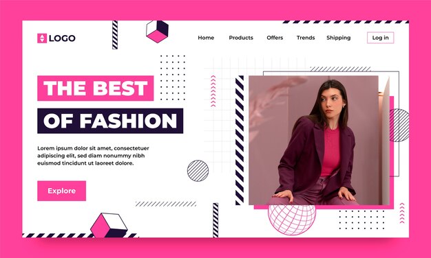 Diseño de plantillas de moda