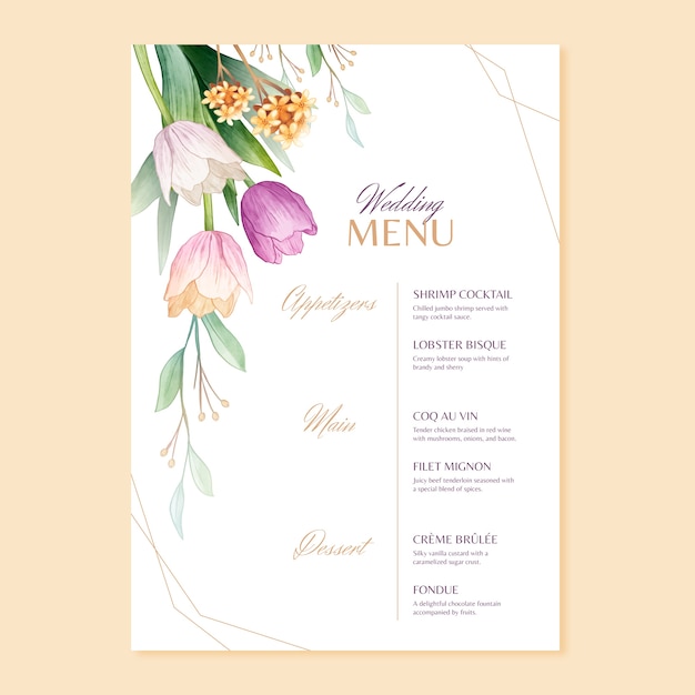 Diseño de plantillas para la planificación de bodas