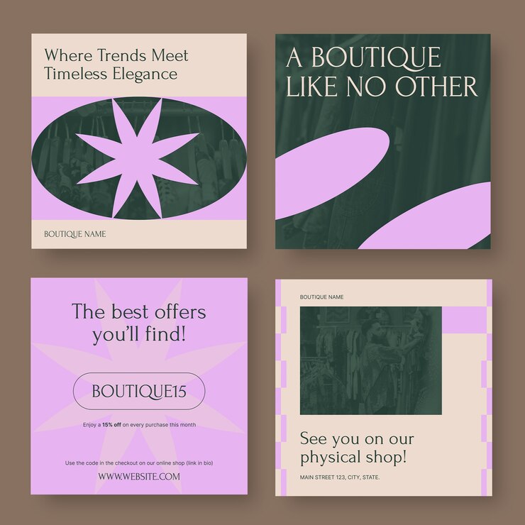 Vector gratuito diseño de plantillas de publicaciones de instagram