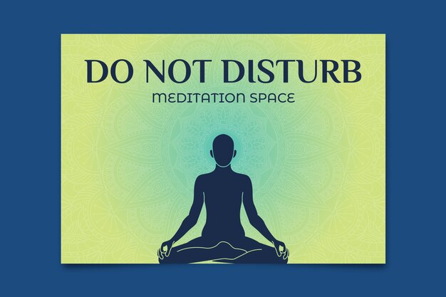 Diseño de plantillas de señales de meditación
