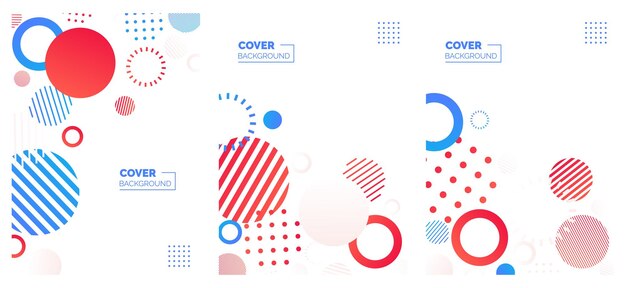 Diseño de portadas artísticas Fondos de colores creativos Diseño futurista de moda