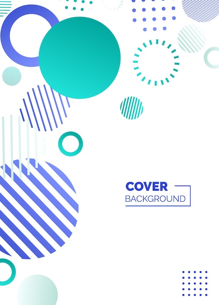 Diseño de portadas artísticas Fondos de colores creativos Diseño futurista de moda