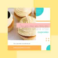 Vector gratuito diseño de post de instagram de alimentos