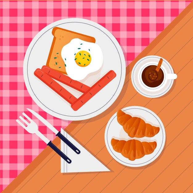 Diseño realista de comida reconfortante