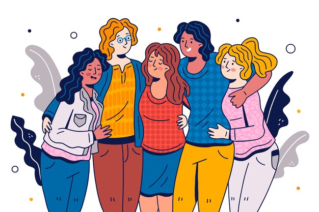 Diseño de recuerdos personales para ilustración.