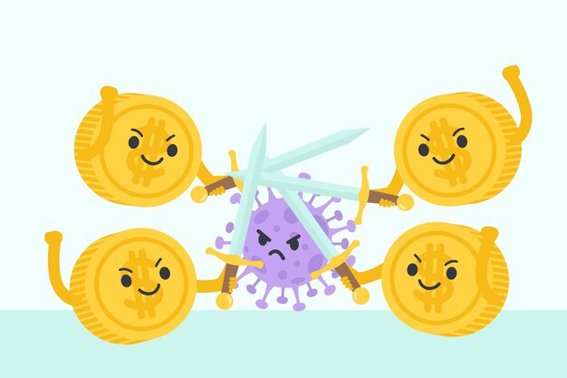 Diseño de recuperación financiera de coronavirus