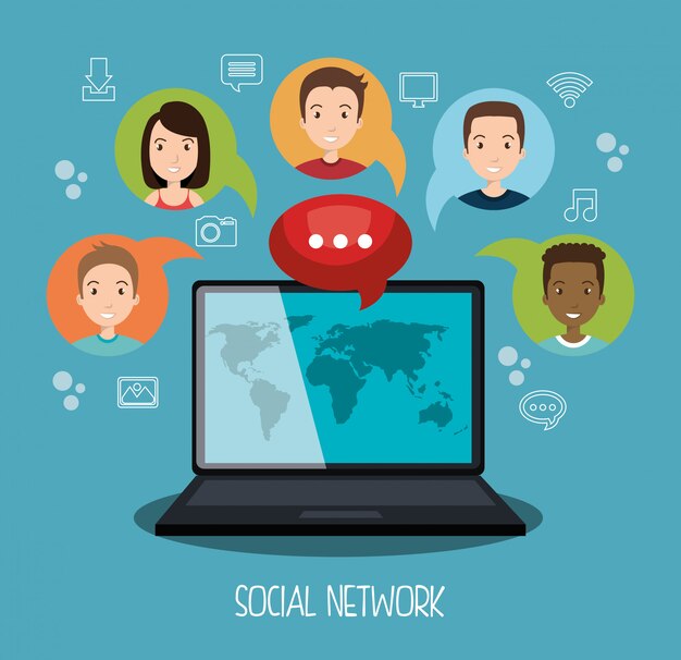 diseño de redes sociales