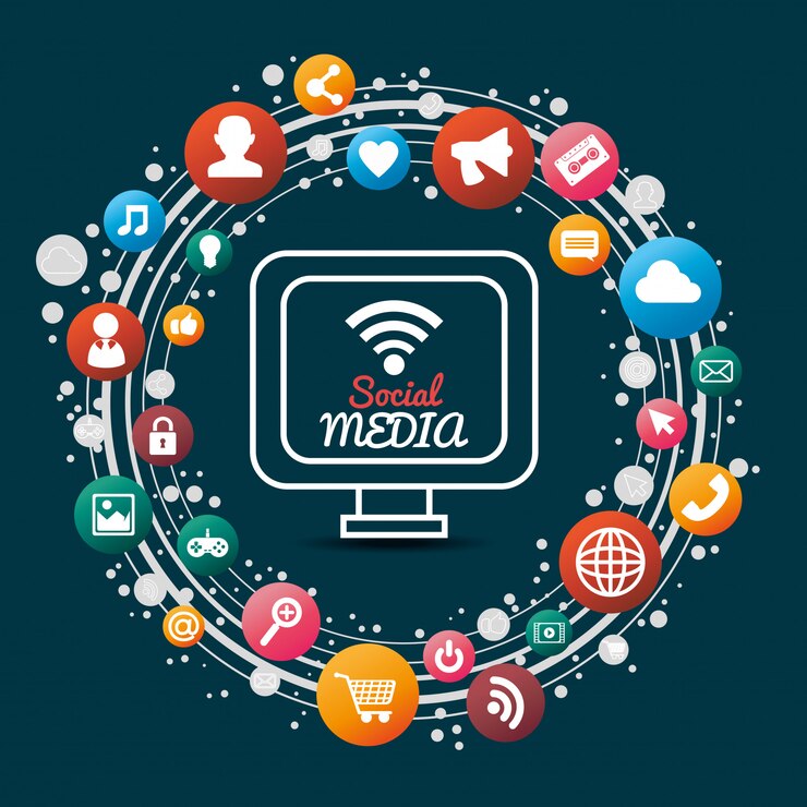 Vector gratuito diseño de redes sociales