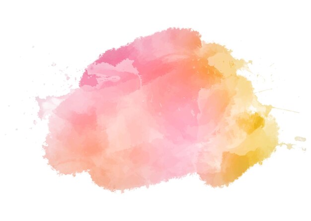 Diseño de salpicaduras de acuarela de colores pastel