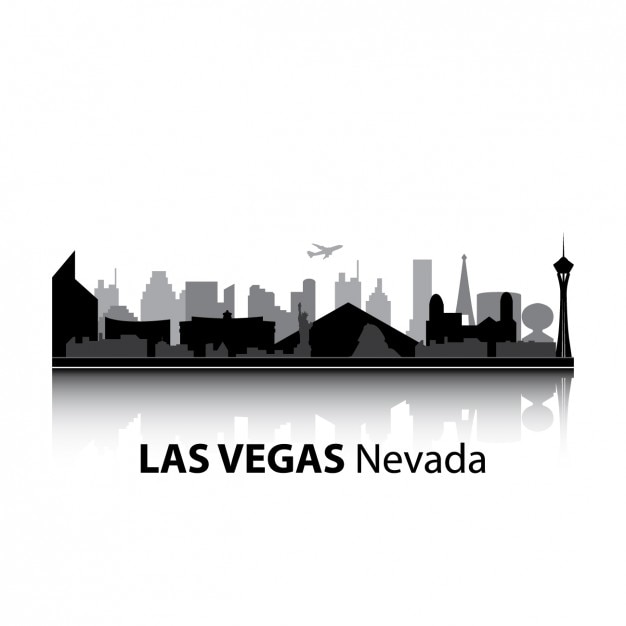 Diseño del skyline de las vegas