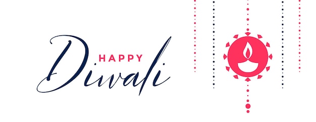 Diseño de tarjeta decorativa plana feliz diwali