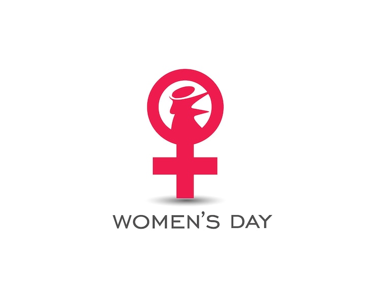 Vector gratuito diseño de tarjeta de felicitación del día de la mujer