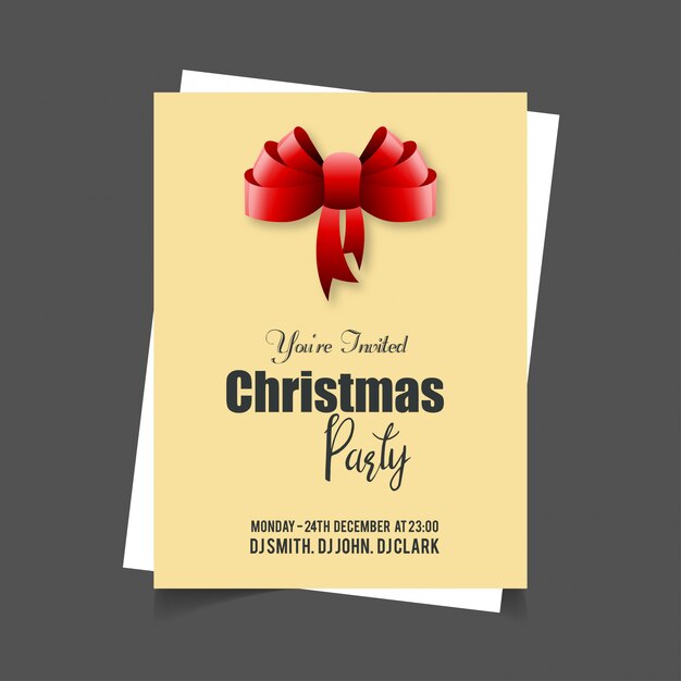 Diseño de tarjeta de navidad con diseño elegante y fondo creativo.