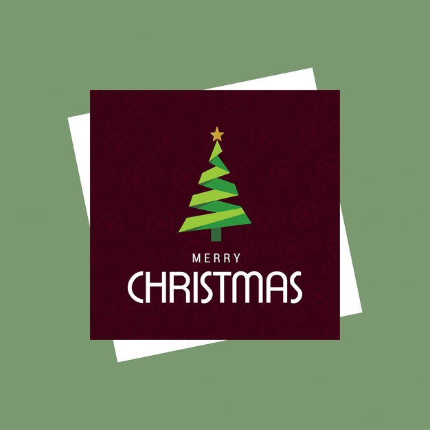 Diseño de tarjeta de navidad