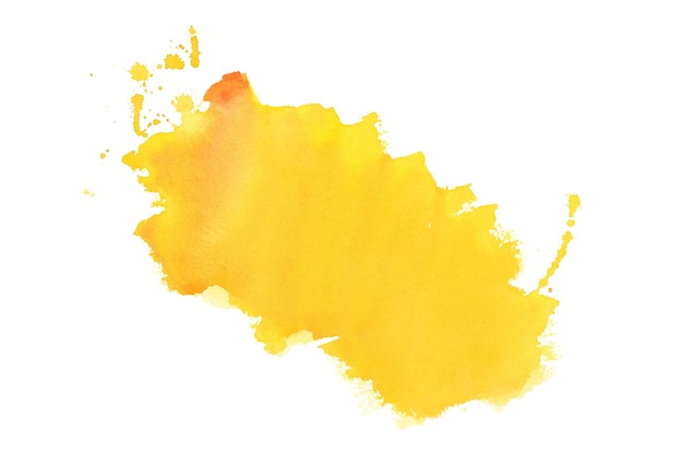 diseño de telón de fondo abstracto de salpicaduras líquidas de color amarillo artístico