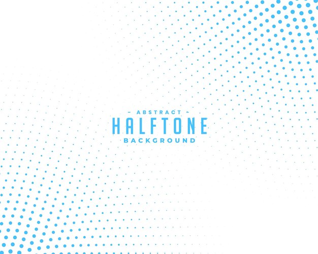 diseño de telón de fondo de patrón punteado de forma redonda blanca y azul