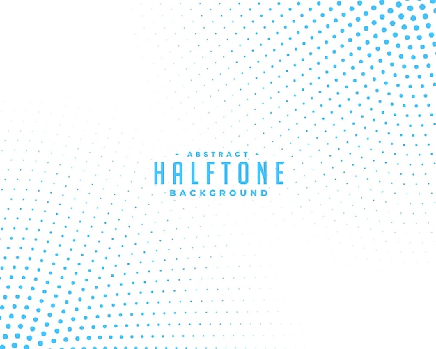 diseño de telón de fondo de patrón punteado de forma redonda blanca y azul