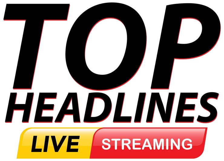 Vector gratuito diseño de titulares de noticias en vivo