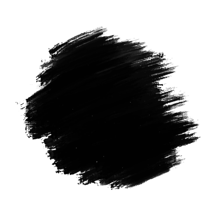 Vector gratuito diseño de trazo de pincel negro dibujado a mano