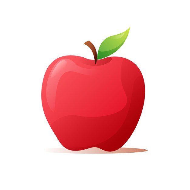 Diseño de vectores coloridos de manzana