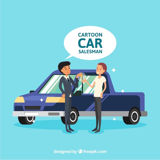Diseño de vendedor de coches