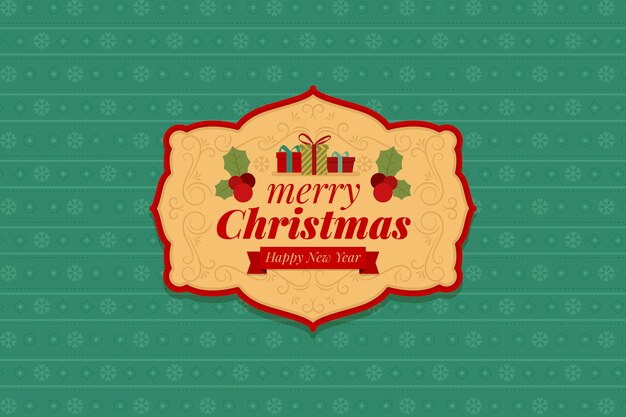 Diseño vintage de fondo de Navidad