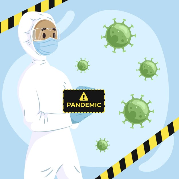 Diseño de virus de concepto de pandemia