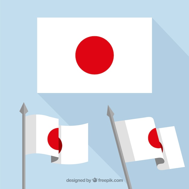 Vector gratuito diseños de de bandera japonesa