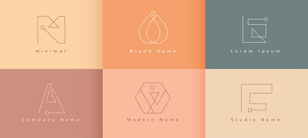 Diseños de logotipos mínimos para su negocio