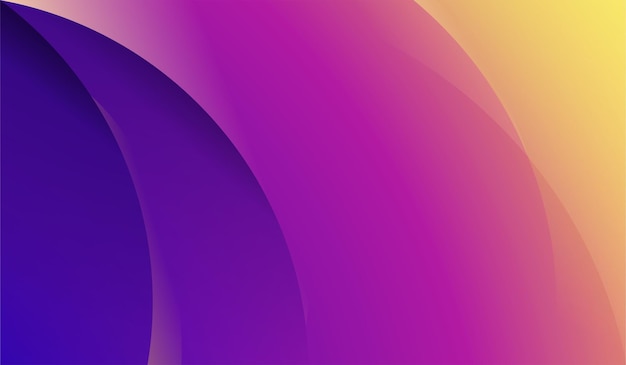Vector gratuito diseños modernos de onda de color púrpura de fondo degradado