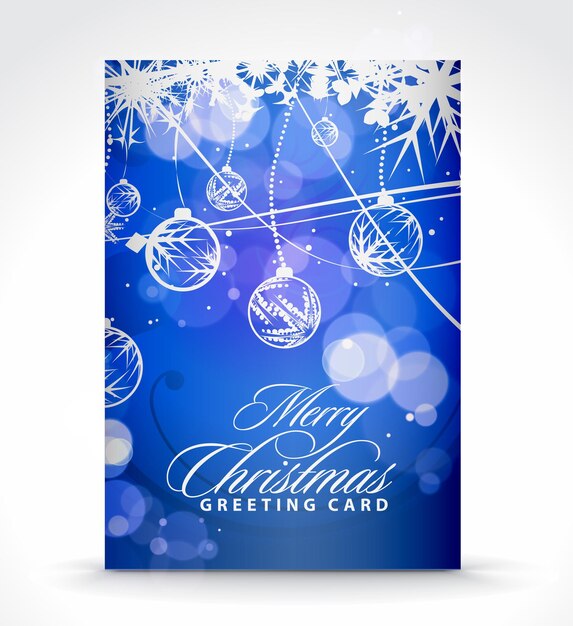 Diseños de plantilla de cubierta de piel de libro de carpeta de volante y póster de Navidad