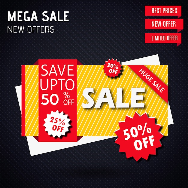 Diseños de Vector Sale Banner