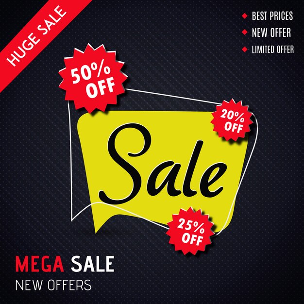 Diseños de Vector Sale Banner