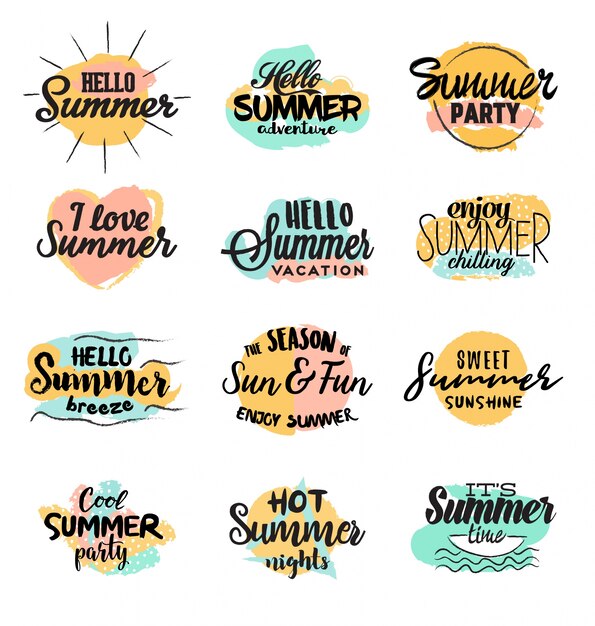 Diseños de verano hechos a mano
