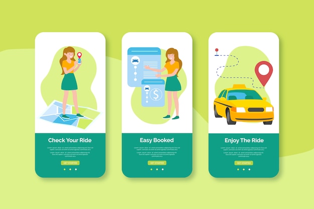 Disfrute de su diseño de interfaz móvil de viaje