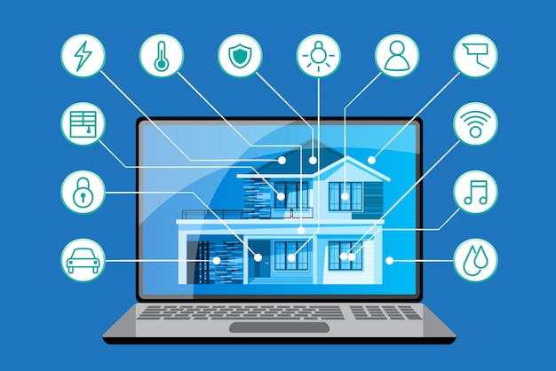Dispositivo de control y conexión inteligente de Internet de las cosas IoT en la red de la industria y residente en cualquier lugar en cualquier momento y cualquier negocio con tecnología de TI de Internet para futuristas del mundo