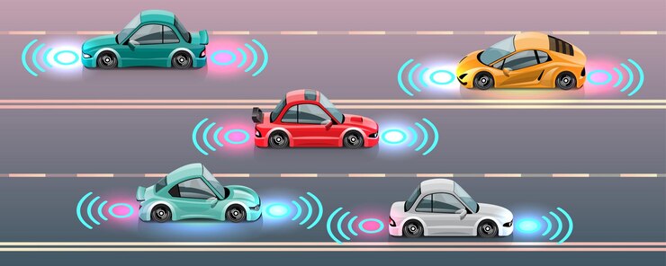 Vector gratuito dispositivo de control y conexión inteligente de internet de las cosas iot en la red de la industria y residente en cualquier lugar en cualquier momento y cualquier negocio con tecnología de ti de internet para futuristas del mundo