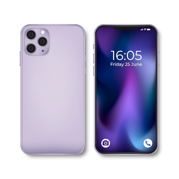 Dispositivo de teléfono inteligente realista