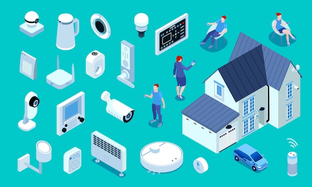 Dispositivos de electrodomésticos de propietarios de edificios de viviendas inteligentes
