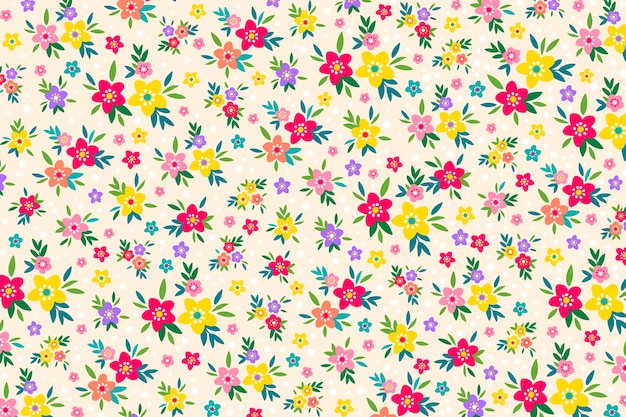 Ditsy fondo floral